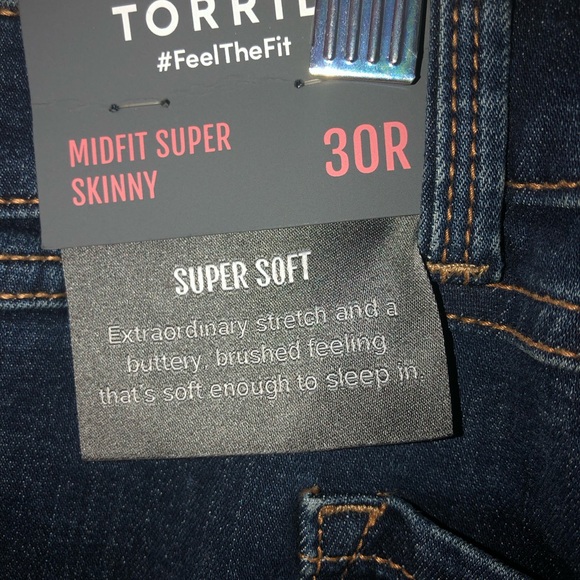 Torrid size 6R mid-fit skinny Jeans NWT - Picture 5 of 7